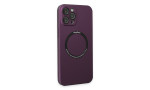 Newface iPhone 12 Pro Kılıf Jack Magneticsafe Lens Silikon - Mürdüm