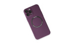 Newface iPhone 12 Pro Kılıf Jack Magneticsafe Lens Silikon - Mürdüm