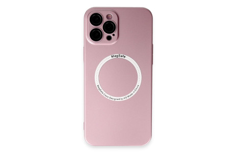 Newface iPhone 12 Pro Kılıf Jack Magneticsafe Lens Silikon - Rose Gold