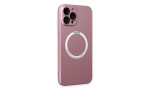 Newface iPhone 12 Pro Kılıf Jack Magneticsafe Lens Silikon - Rose Gold