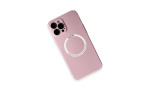 Newface iPhone 12 Pro Kılıf Jack Magneticsafe Lens Silikon - Rose Gold