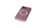Newface iPhone 12 Pro Kılıf Jack Magneticsafe Lens Silikon - Rose Gold