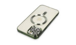 Newface iPhone 12 Pro Kılıf Kross Magneticsafe Kapak - Koyu Yeşil