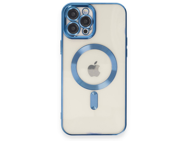 Newface iPhone 12 Pro Kılıf Kross Magneticsafe Kapak - Sierra Blue