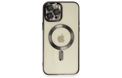 Newface iPhone 12 Pro Kılıf Kross Magneticsafe Kapak - Siyah