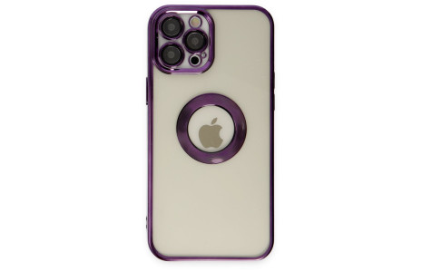 Newface iPhone 12 Pro Kılıf Slot Silikon - Mor