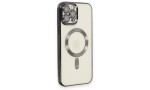Newface iPhone 12 Pro Max Kılıf Kross Magneticsafe Kapak - Siyah