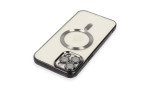 Newface iPhone 12 Pro Max Kılıf Kross Magneticsafe Kapak - Siyah