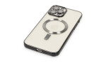 Newface iPhone 12 Pro Max Kılıf Kross Magneticsafe Kapak - Siyah