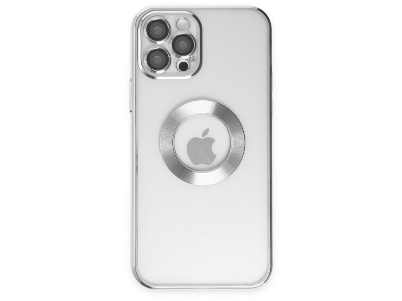 Newface iPhone 12 Pro Max Kılıf Slot Silikon - Gümüş