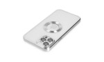 Newface iPhone 12 Pro Max Kılıf Slot Silikon - Gümüş