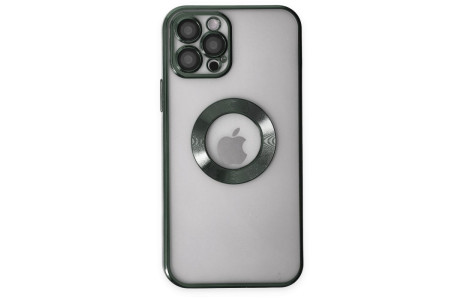 Newface iPhone 12 Pro Max Kılıf Slot Silikon - Köknar Yeşili