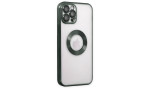 Newface iPhone 12 Pro Max Kılıf Slot Silikon - Köknar Yeşili