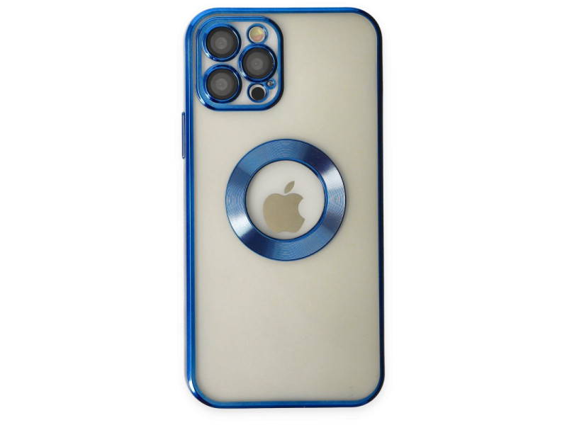 Newface iPhone 12 Pro Max Kılıf Slot Silikon - Mavi