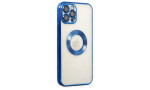 Newface iPhone 12 Pro Max Kılıf Slot Silikon - Mavi