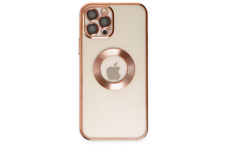 Newface iPhone 12 Pro Max Kılıf Slot Silikon - Rose Gold
