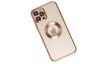 Newface iPhone 12 Pro Max Kılıf Slot Silikon - Rose Gold