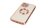 Newface iPhone 12 Pro Max Kılıf Slot Silikon - Rose Gold