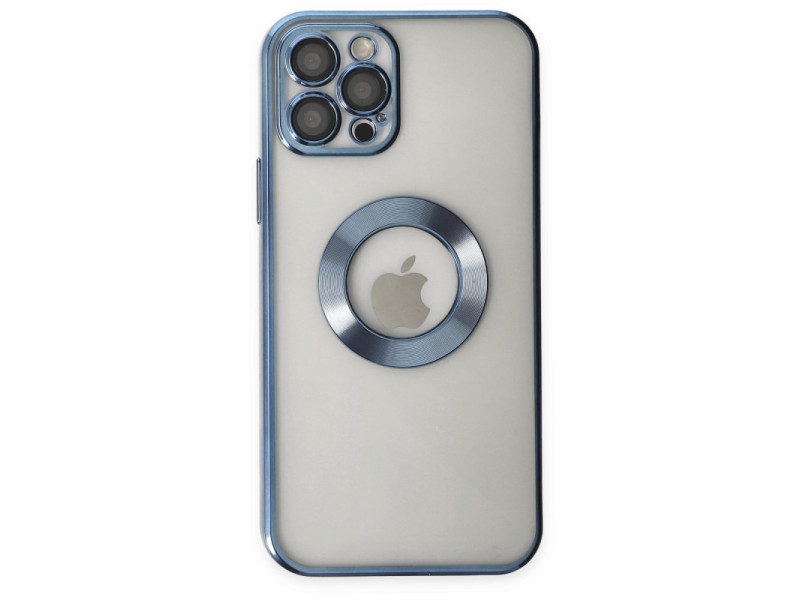 Newface iPhone 12 Pro Max Kılıf Slot Silikon - Sierra Blue
