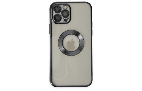 Newface iPhone 12 Pro Max Kılıf Slot Silikon - Siyah
