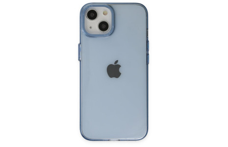 Newface iPhone 13 Kılıf Anka PC Sert Metal Kapak - Mavi