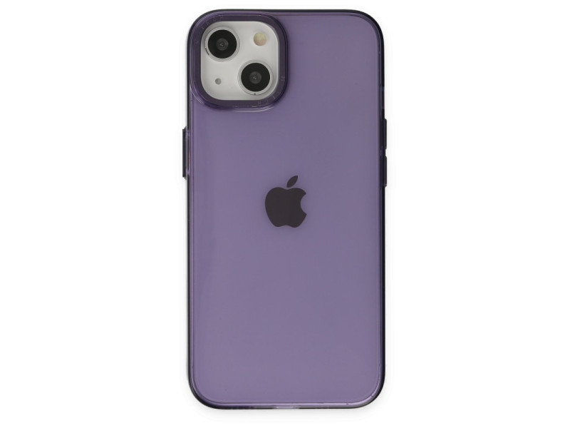 Newface iPhone 13 Kılıf Anka PC Sert Metal Kapak - Mor