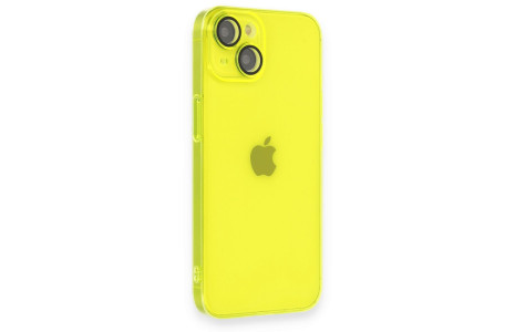Newface iPhone 13 Kılıf Armada Lensli Kapak - Sarı