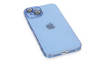 Newface iPhone 13 Kılıf Armada Lensli Kapak - Sierra Blue