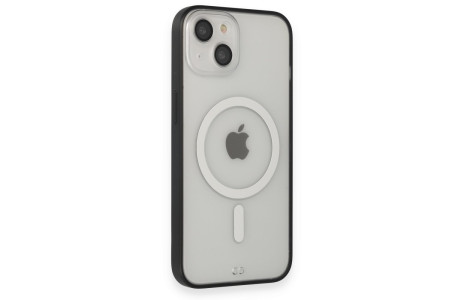 Newface iPhone 13 Kılıf Grand Magneticsafe Kapak - Siyah