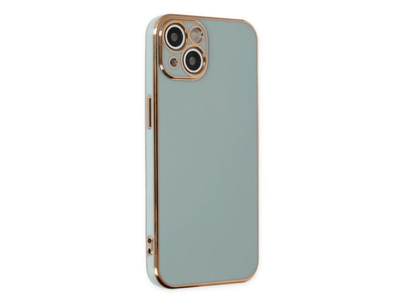 Newface iPhone 13 Kılıf Volet Silikon - Açık Yeşil