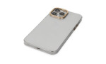 Newface iPhone 13 Pro Kılıf Anka PC Sert Metal Kapak - Şeffaf