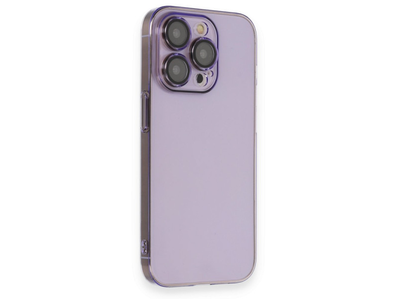 Newface iPhone 13 Pro Kılıf Armada Lensli Kapak - Lila
