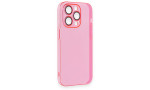 Newface iPhone 13 Pro Kılıf Armada Lensli Kapak - Pembe