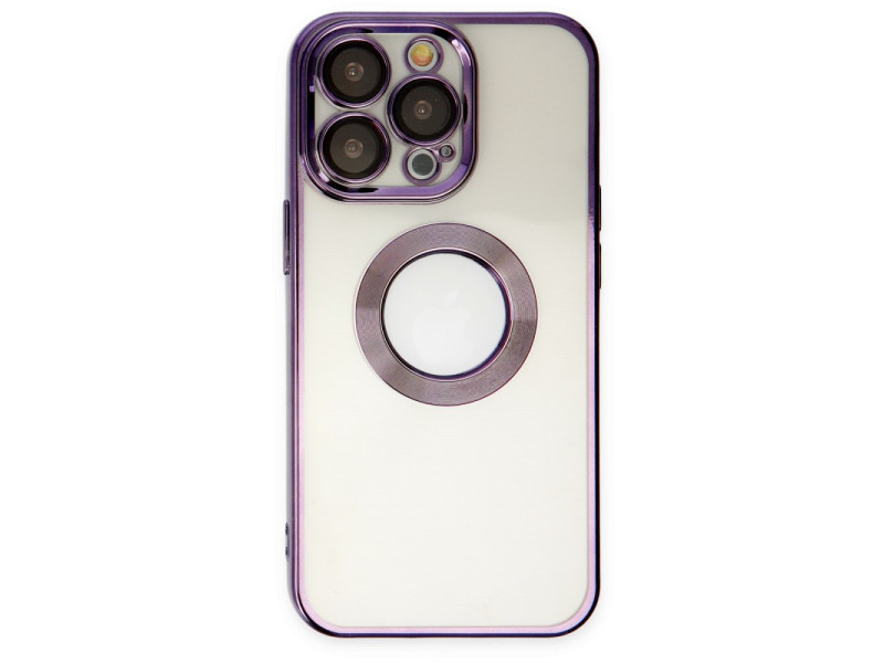Newface iPhone 13 Pro Kılıf Slot Silikon - Mor