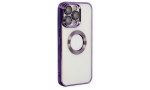 Newface iPhone 13 Pro Kılıf Slot Silikon - Mor
