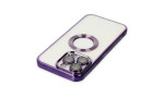 Newface iPhone 13 Pro Kılıf Slot Silikon - Mor