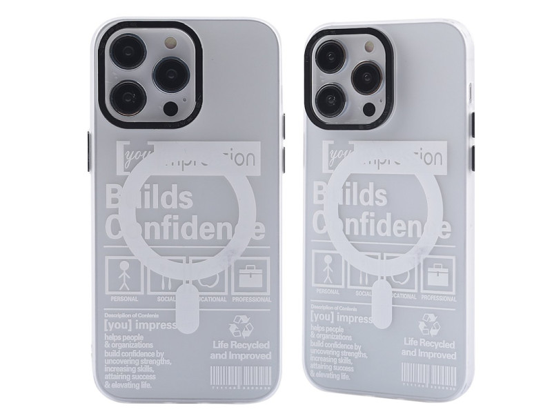 Newface iPhone 13 Pro Max Kılıf Apollo Magneticsafe Desenli Kapak - Apollo Şeffaf - 4