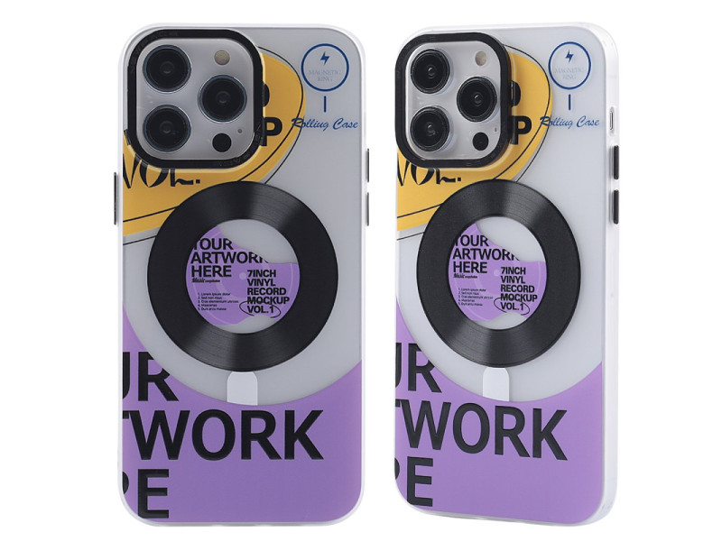 Newface iPhone 13 Pro Max Kılıf Apollo Magneticsafe Desenli Kapak - Apollo Şeffaf - 6