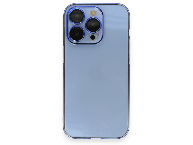 Newface iPhone 13 Pro Max Kılıf Armada Lensli Kapak - Sierra Blue