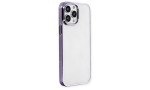 Newface iPhone 13 Pro Max Kılıf Element Silikon - Mor