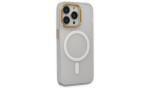 Newface iPhone 13 Pro Max Kılıf Lodos Magneticsafe Mat Kapak - Şeffaf