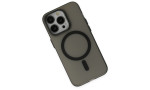 Newface iPhone 13 Pro Max Kılıf Lodos Magneticsafe Mat Kapak - Siyah
