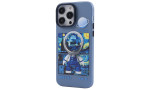 Newface iPhone 13 Pro Max Kılıf Prada Desenli Kapak - Prada Mavi - 1