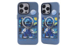 Newface iPhone 13 Pro Max Kılıf Prada Desenli Kapak - Prada Mavi - 1