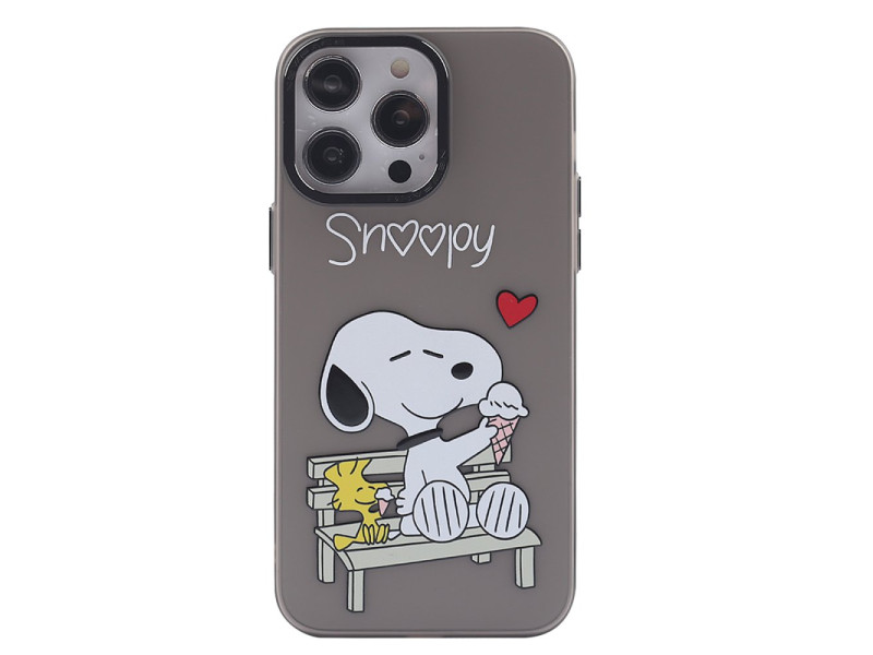 Newface iPhone 13 Pro Max Kılıf Prada Desenli Kapak - Prada Siyah - 2