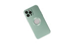 Newface iPhone 13 Pro Max Kılıf Vamos Lens Silikon - Açık Yeşil