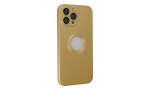 Newface iPhone 13 Pro Max Kılıf Vamos Lens Silikon - Gold