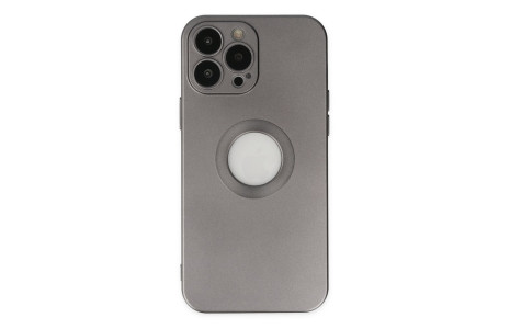 Newface iPhone 13 Pro Max Kılıf Vamos Lens Silikon - Gri