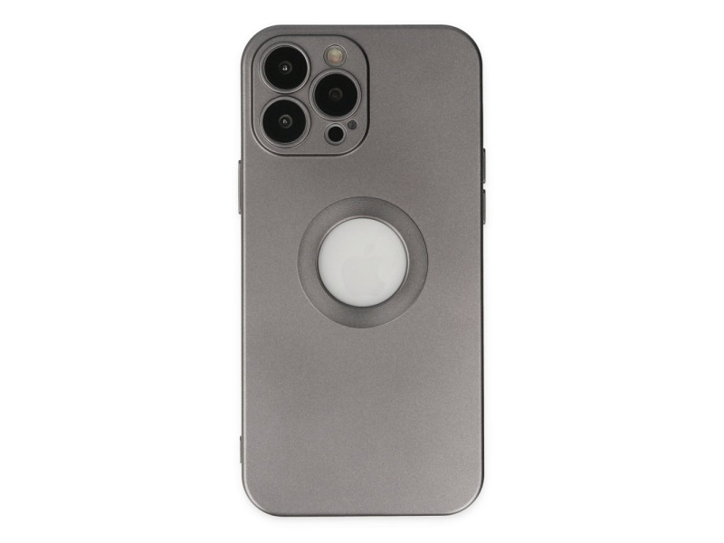 Newface iPhone 13 Pro Max Kılıf Vamos Lens Silikon - Gri