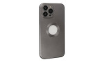 Newface iPhone 13 Pro Max Kılıf Vamos Lens Silikon - Gri
